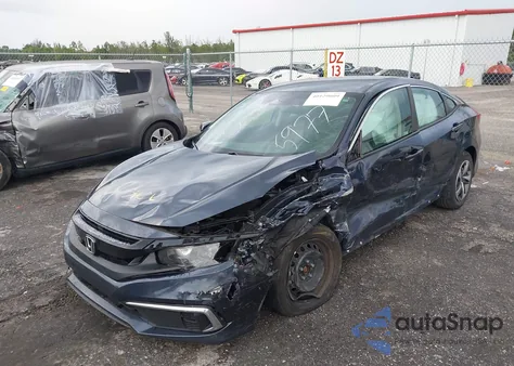 2020 Honda Civic Lx z USA, uszkodzony, nr VIN 19XFC2F66LE015977
